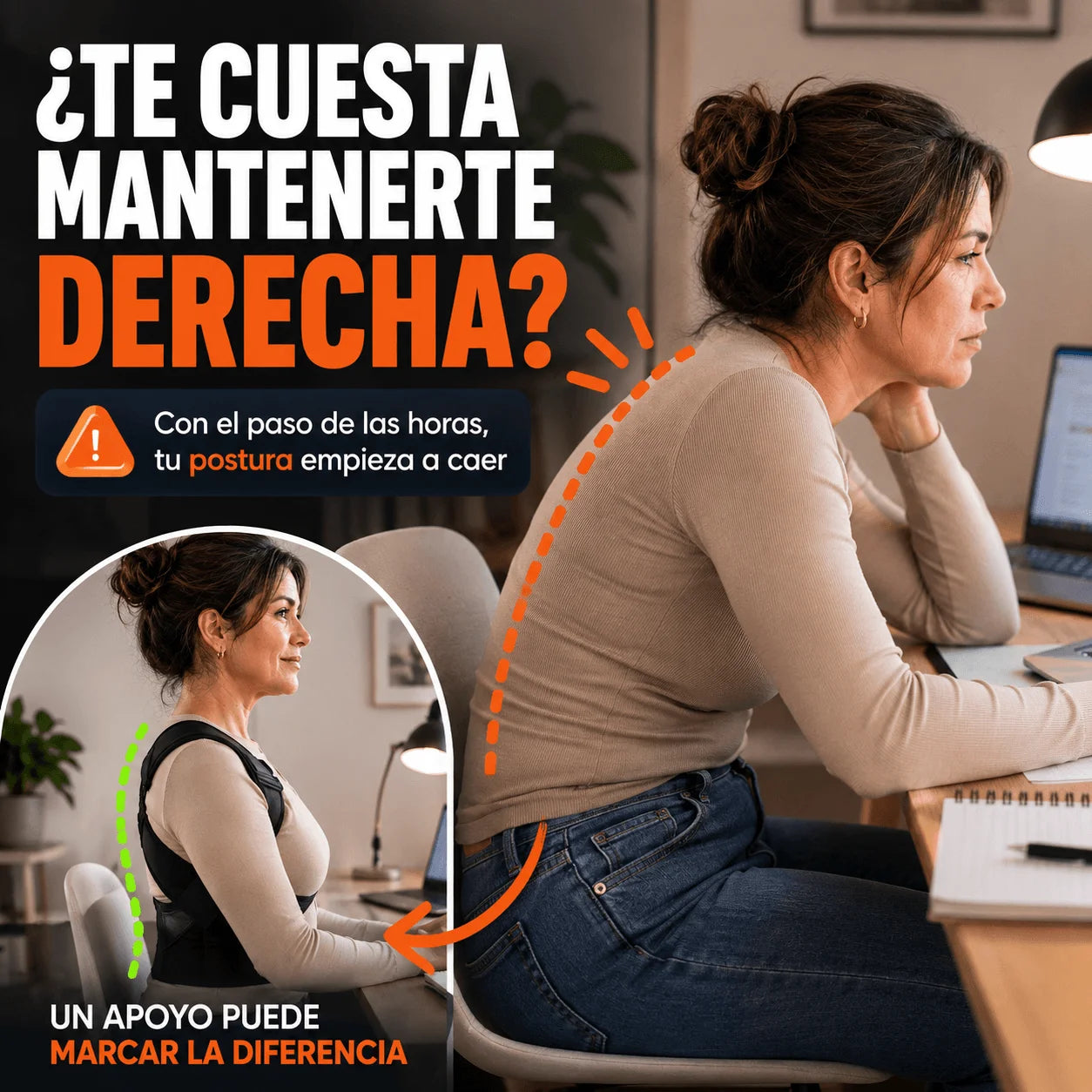 Chaleco Corrector de Postura — Que Encorvarte No se Vuelva tu Rutina