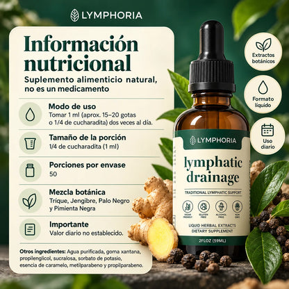 Drenaje Linfático 60 ml - Que la Hinchazón no Decida Cómo Termina tu Día