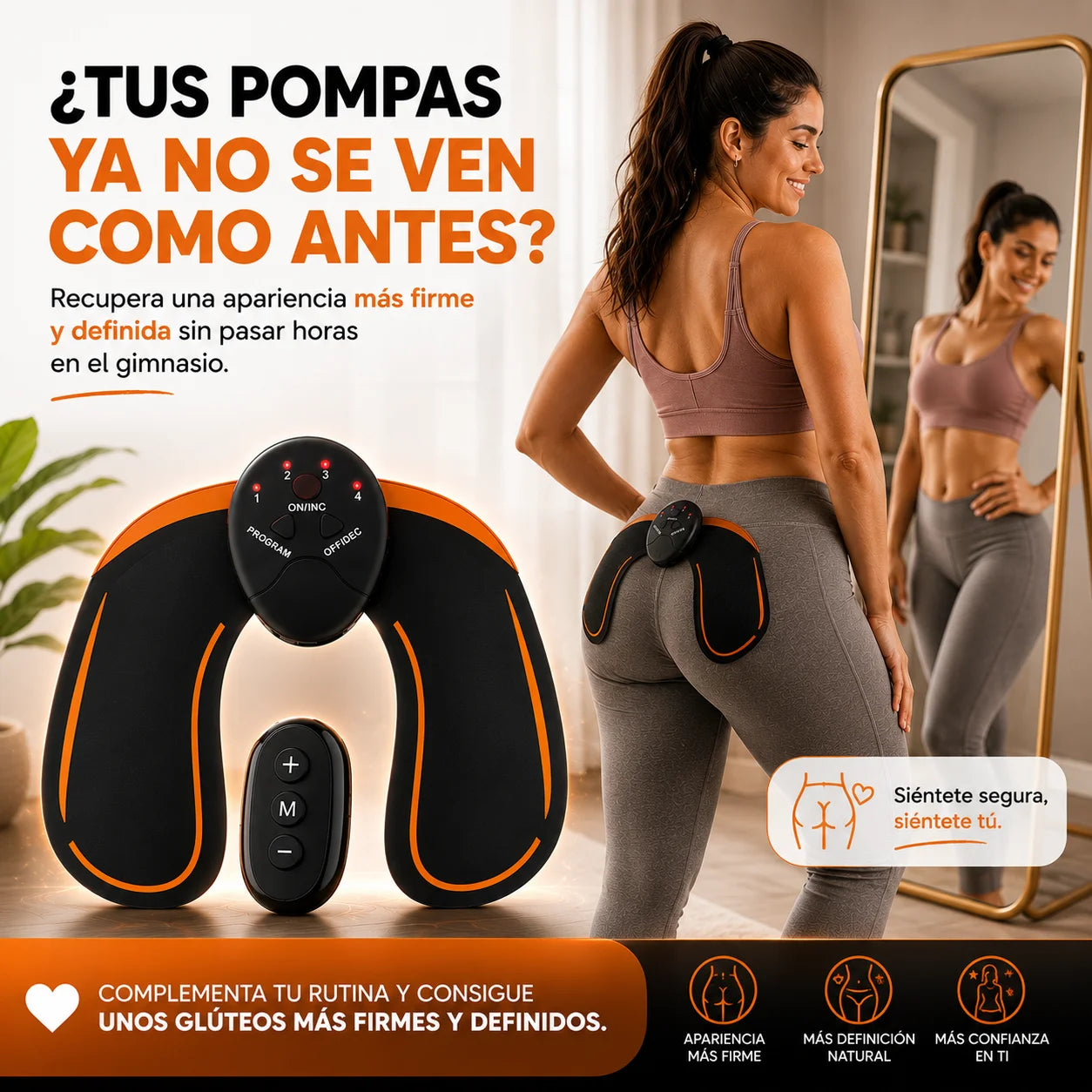 Estimulador Muscular Pompas Más Firmes y Levantadas
