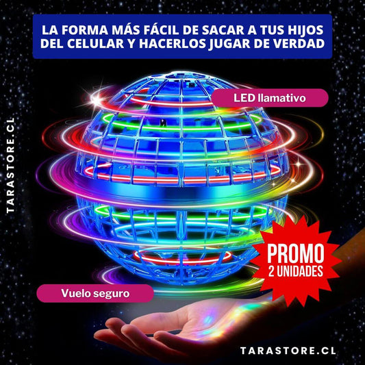 Fly Pro Bola Voladora Led  - Entretención Para Todos ¡PROMOCIÓN 2 UNIDADES! 🎁