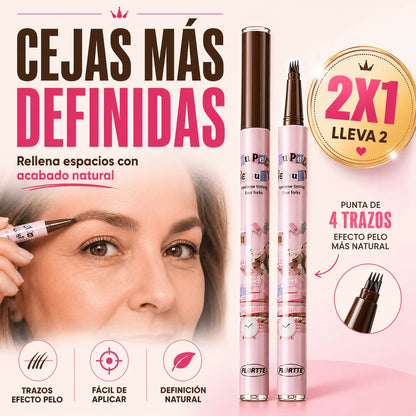 GlamBrow 3D — Lápiz Microblading de Precisión, Sin Líneas Gruesas Promo 2x1