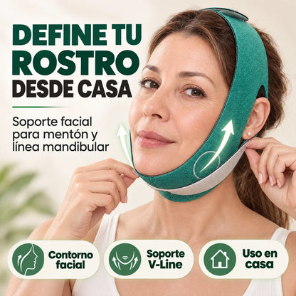 Faja Facial Anti Papada — Firmeza para el Mentón
