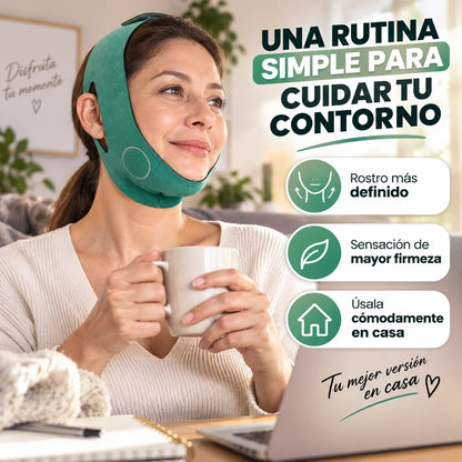Faja Facial Anti Papada — Firmeza para el Mentón