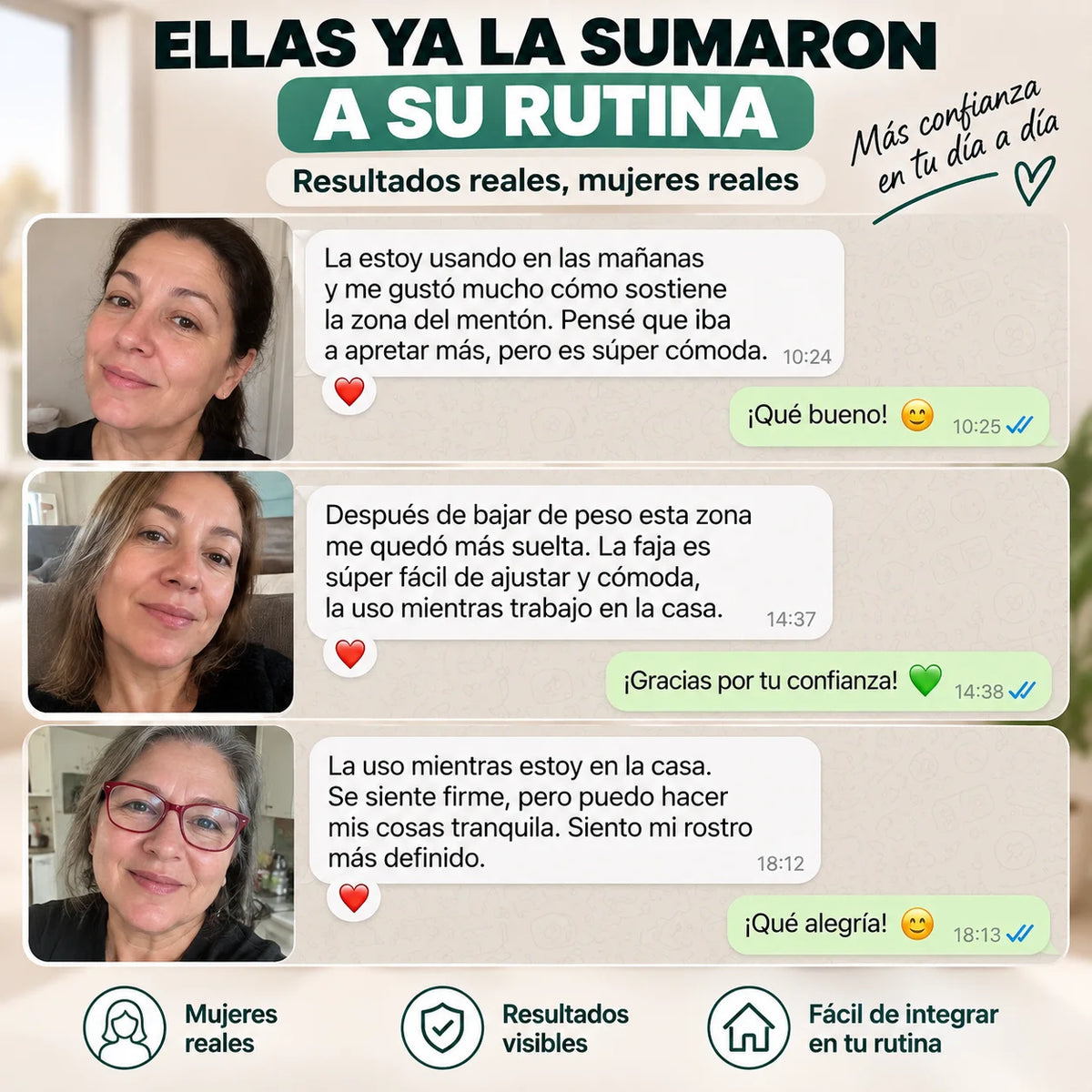 Faja Facial Anti Papada — Firmeza para el Mentón