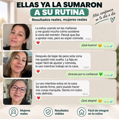 Faja Facial Anti Papada — Firmeza para el Mentón