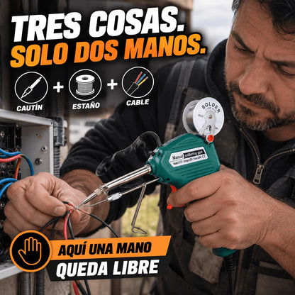 Kit Soldador Electrónico 60W — Deja de Hacer Malabares para Soldar
