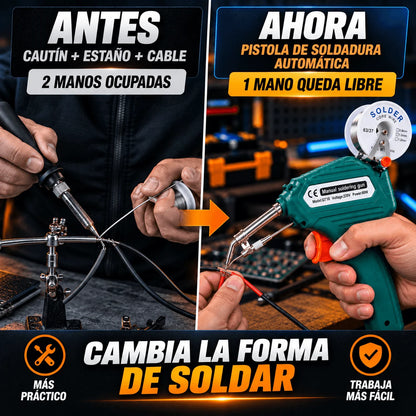 Kit Soldador Electrónico 60W — Deja de Hacer Malabares para Soldar