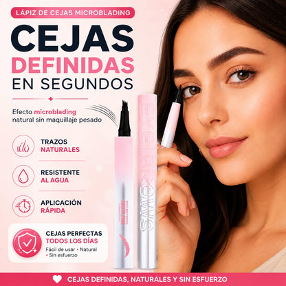 GlamBrow 3D - Lápiz Microblading Delineador de Cejas