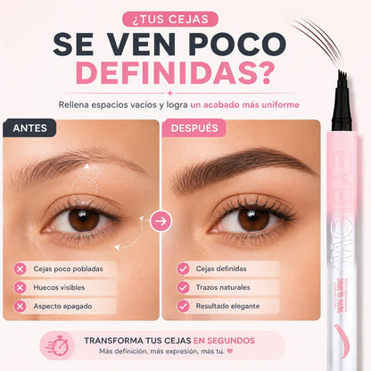 GlamBrow 3D - Lápiz Microblading Delineador de Cejas