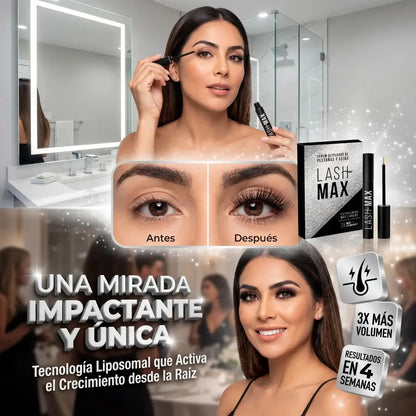 Pack 2 Unidades LashMax Serum Premium Crecimiento Pestañas Cejas