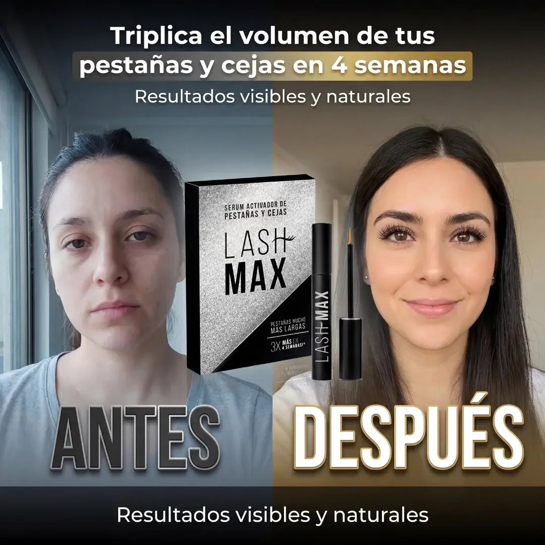 Pack 2 Unidades LashMax Serum Premium Crecimiento Pestañas Cejas