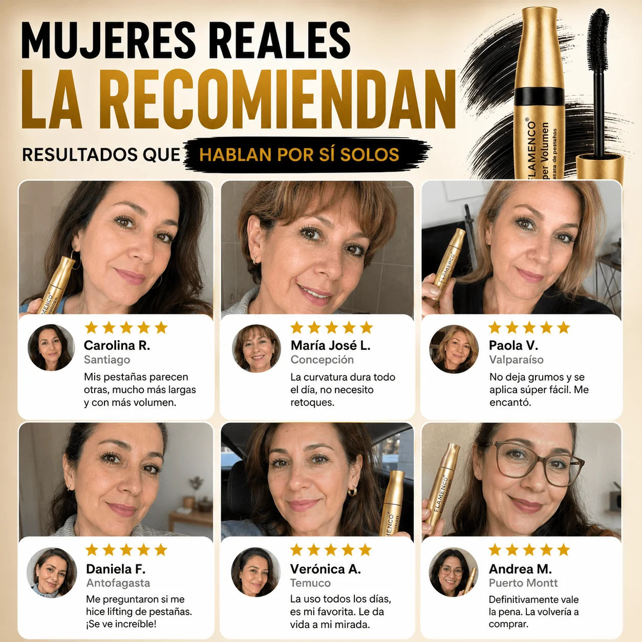 Pack 2 Máscaras de Pestañas Waterproof Super Volumen — Dura Todo el Día Sin Retoques