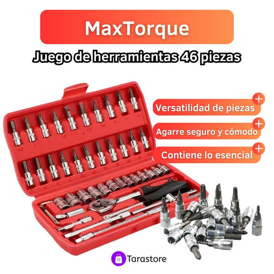 Max Torque - Juego de herramientas de 46 piezas