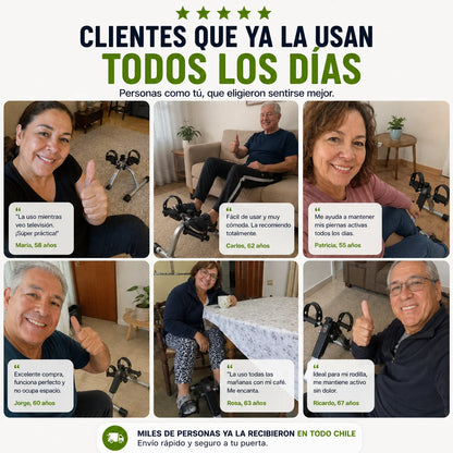 Mini Bicicleta de Pedales — Mantente Activo Desde tu Sillón Sin Riesgo de Caídas