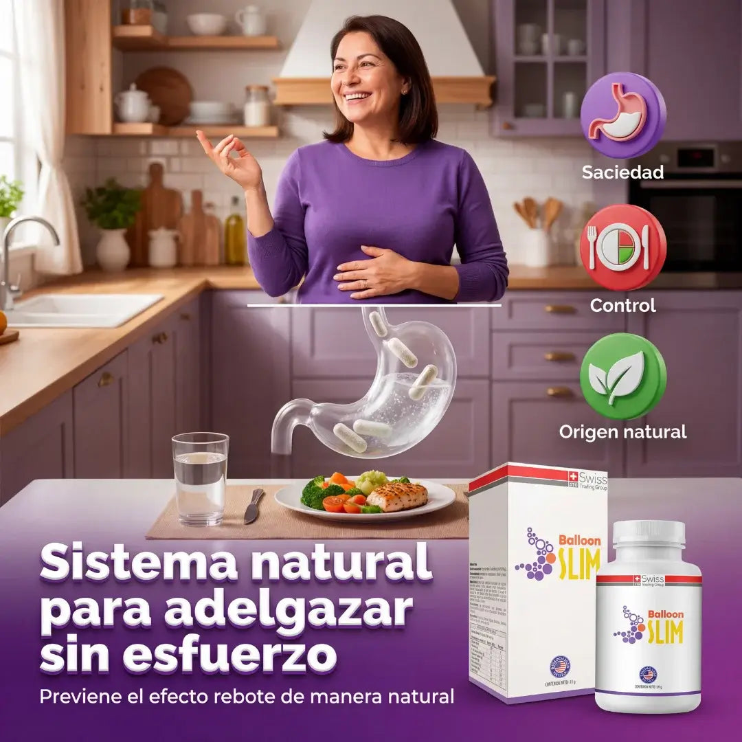 Original Balloon Slim Suplemento Para Adelgazar 120 cápsulas Sistema Revolucionario