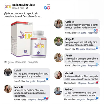 Original Balloon Slim Suplemento Para Adelgazar 120 cápsulas Sistema Revolucionario