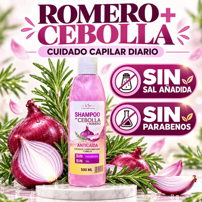 Pack 2 Shampoo Anticaida De Cebolla Y Romero Copacabana