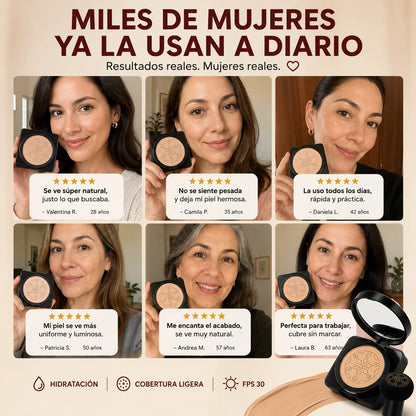 Base de maquillaje Piel Joven, Hidratada y Natural - Pack 2 Un