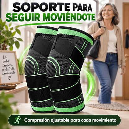 Pack 2 Rodilleras de Compresión Ajustable - Alivio y Soporte en Cada Movimiento