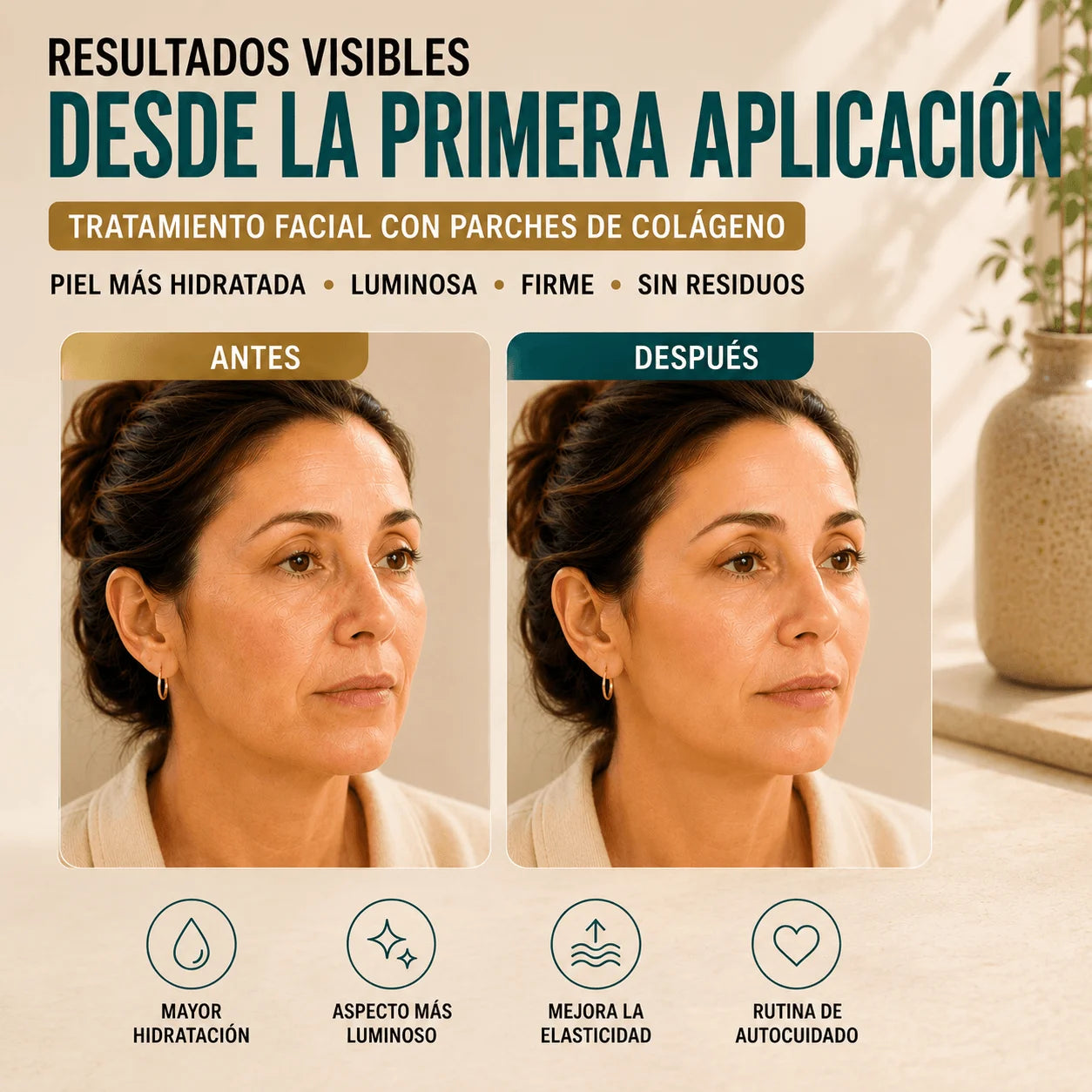 Parches de Colágeno Piel Más Joven e Hidratada - Promo 2x1