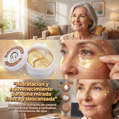 Mascarilla De Caracol Para Ojos 60 Unidades - Elimina esas bolsitas bajo los ojos