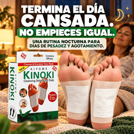 Parches Kinoki — Que el Cansancio de Hoy no Marque tu Mañana | Promo 30 Unidades
