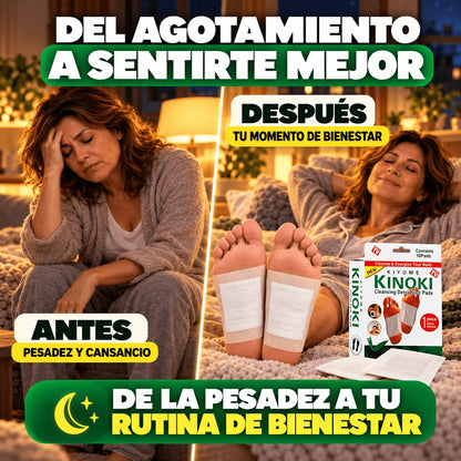 Parches Kinoki — Que el Cansancio de Hoy no Marque tu Mañana | Promo 30 Unidades