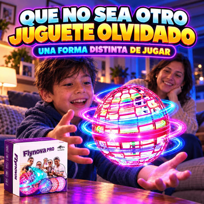 Pelota Voladora LED Flynova — El Regalo que No Termina Olvidado