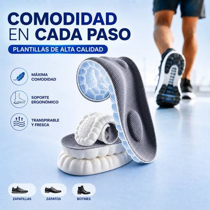 Plantilla Ortopédica 4D — Soporte y Alivio para Fascitis Plantar y Talón