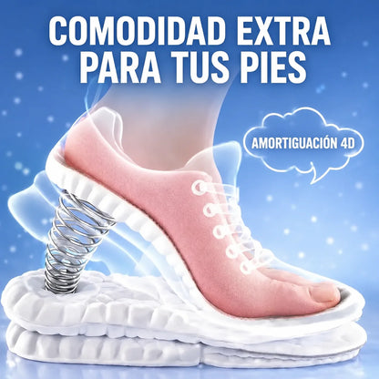 Plantilla Ortopédica 4D — Soporte y Alivio para Fascitis Plantar y Talón