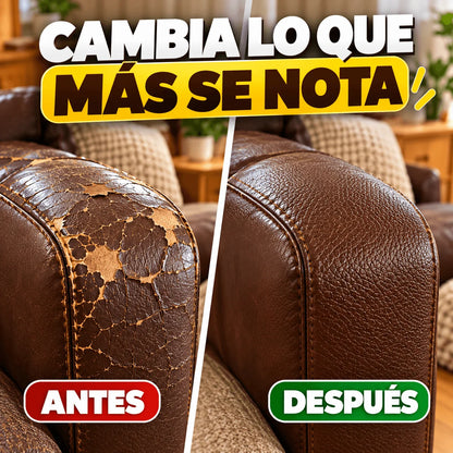 Rollo Autoadhesivo de Cuero 100x50 cm - Repara Muebles dañados, pelados o envejecidos