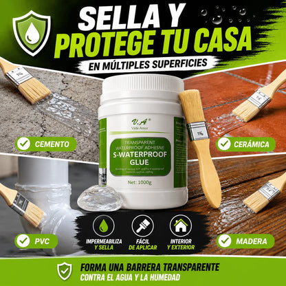 Sellador Impermeable XL 1kg + Brocha — Esa Filtración No Va a Esperar Más
