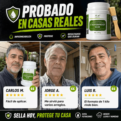 Sellador Impermeable XL 1kg + Brocha — Esa Filtración No Va a Esperar Más