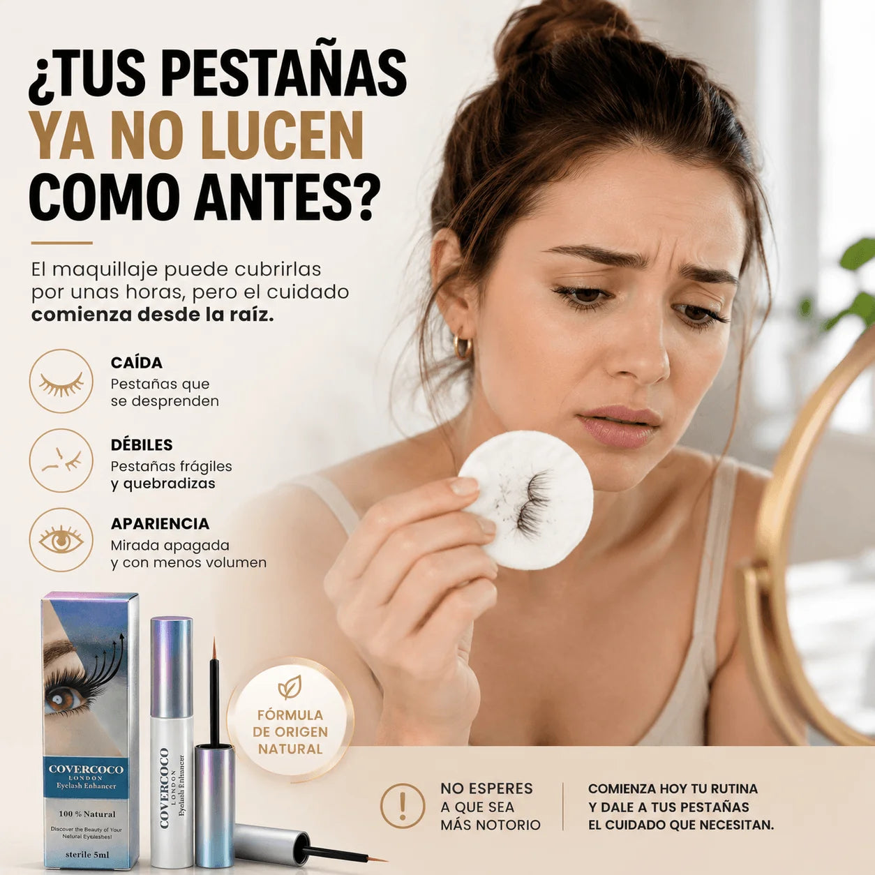 Sérum de Pestañas Premium — Mirada Más Definida Sin Depender del Maquillaje