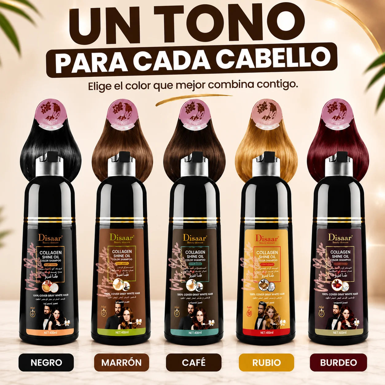 Shampoo Cubre Canas — Sin Raíces Visibles, Sin Complicaciones
