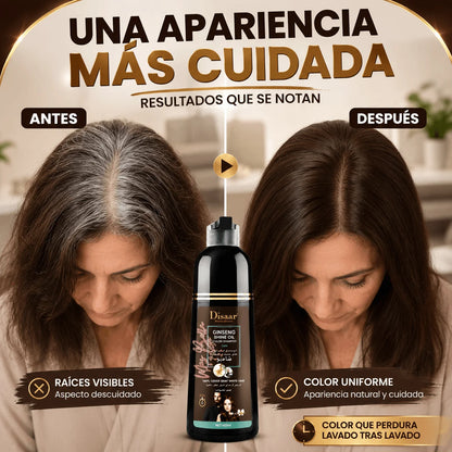 Shampoo Cubre Canas — Sin Raíces Visibles, Sin Complicaciones