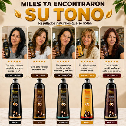 Shampoo Cubre Canas — Sin Raíces Visibles, Sin Complicaciones