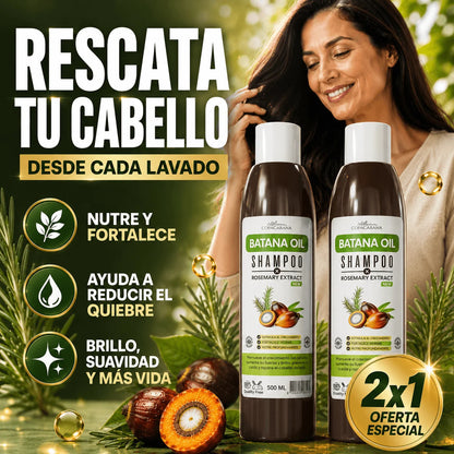 Pack 2 Champú Batana  — Fortalece el Cabello Debilitado Desde el Primer Lavado