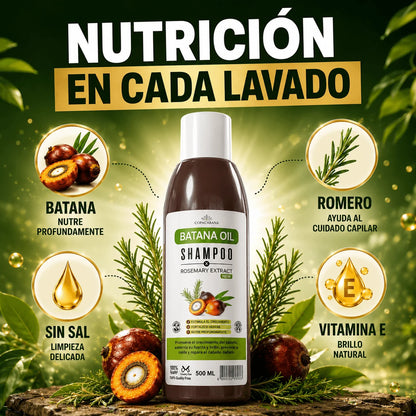 Pack 2 Champú Batana  — Fortalece el Cabello Debilitado Desde el Primer Lavado