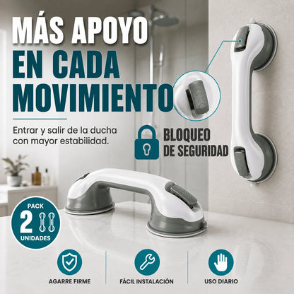 Pack 2 Soportes Antideslizantes De Ducha - Evita Caídas Que Cambian Vidas