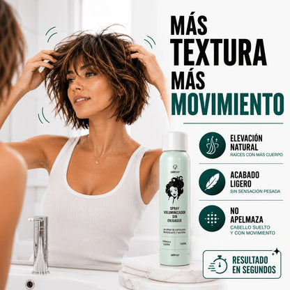 Spray Voluminizador - Tu Cabello Con Más Textura y Elevación Natural Pack 2 Un