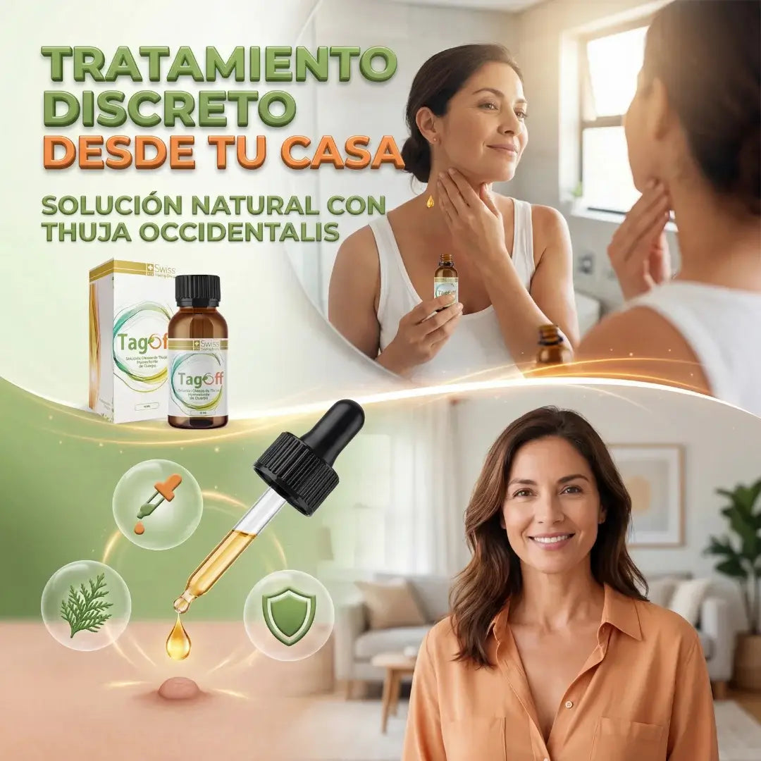 Tag Off Solución Natural Para Verrugas y Carnosidades - Formulado en USA