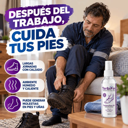 Spray para el Cuidado de Pies y Uñas TerbiFin 100 ml — Tus Pies También Merecen Descansar