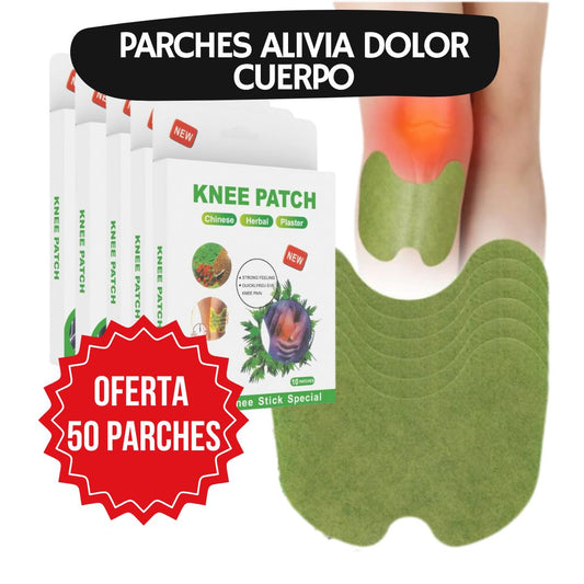 Parches Alivia Dolor Cuerpo - 5 Cajas (50 parches)