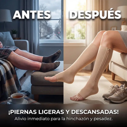 Vital Socks Medias De Compresión Cierre Promo 3 Pares - Hinchazón, pesadez, hormigueo, várices