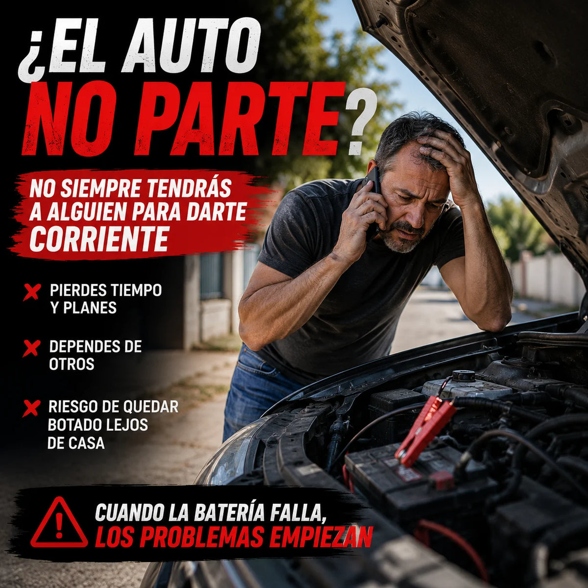 Cargador Reparador de Batería para Auto — Que una Batería Baja No te Deje Botado