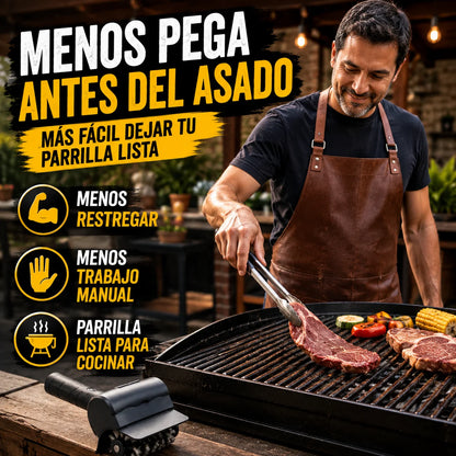 Cepillo Eléctrico Limpia Parrillas - No Empieces Restregando