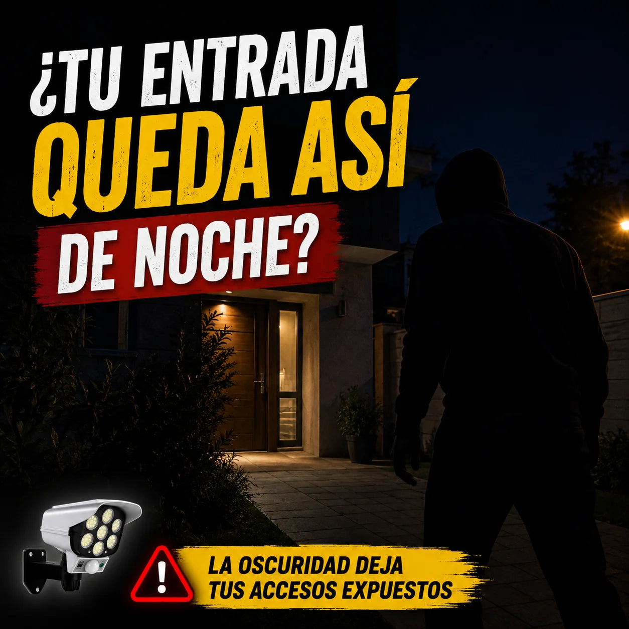Promo 2 Foco Solar Disuasorio Tipo Cámara — Protege tu Hogar Sin Pagar de Más