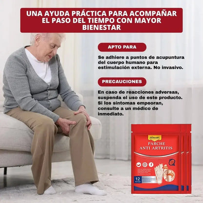 Parches Para Artritis Tratamiento Completo Pack 3 cajas (36 parches) - Adiós al dolor de articulaciones