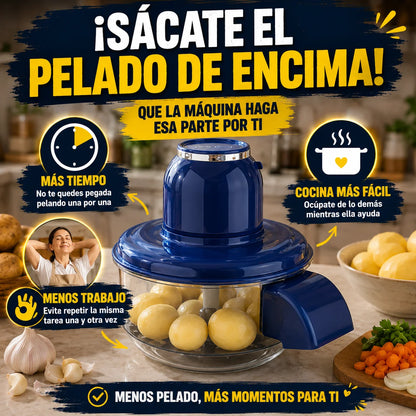 PelaFácil — Pelador Eléctrico de Papas y Ajo, No Más Papa por Papa